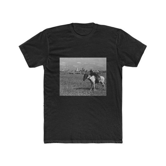Cowboy with Dallas Skyline 1945 T-Shirt
