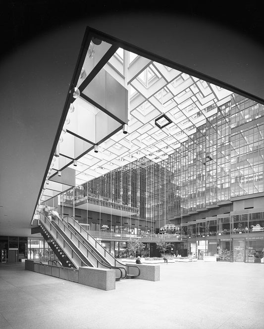 Crystal Court 1970s Print