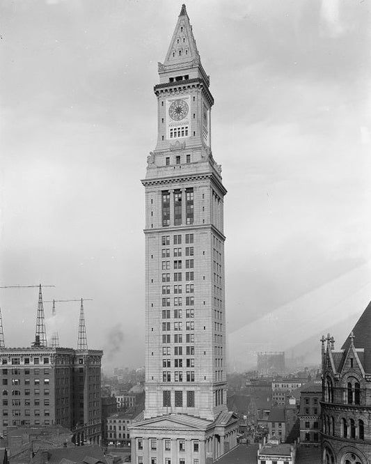 Custom House Tower 1914 Print