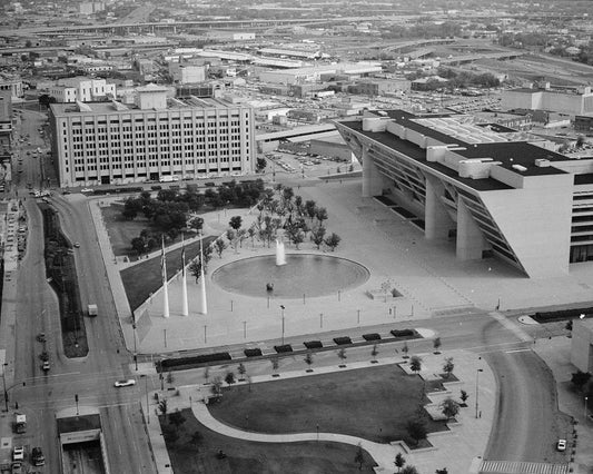 Dallas City Hall 1980s Print