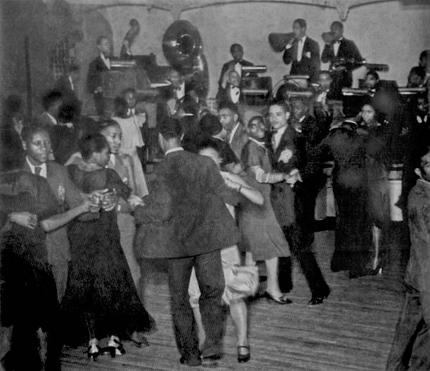Dancers at the Savoy Ballroom with Chick Webb New York City New York circa 1930.