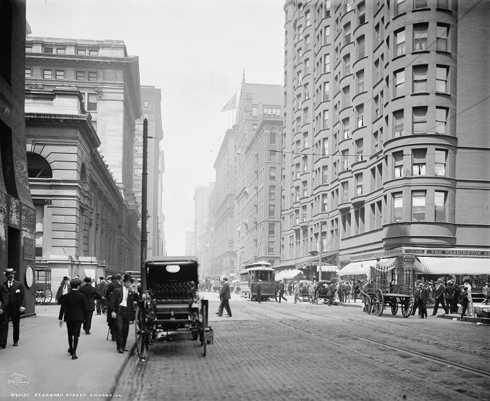 Dearborn Street 1907 Print