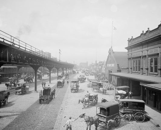 Delaware Avenue 1900 Print