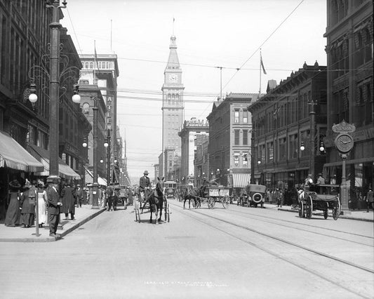 Denver's 16th Street 1910s Print