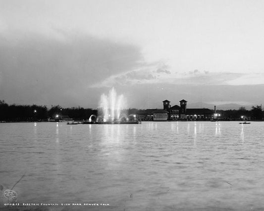 Denver's City Park 1908 Print