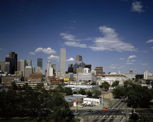 Denver Skyline 1980s Print