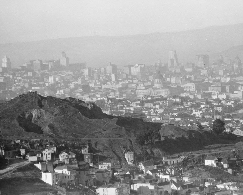 Downtown San Francisco 1927 Print