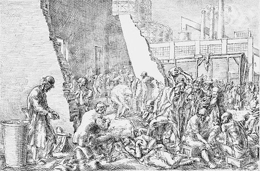 East Tenth Street Jungle by Reginald Marsh