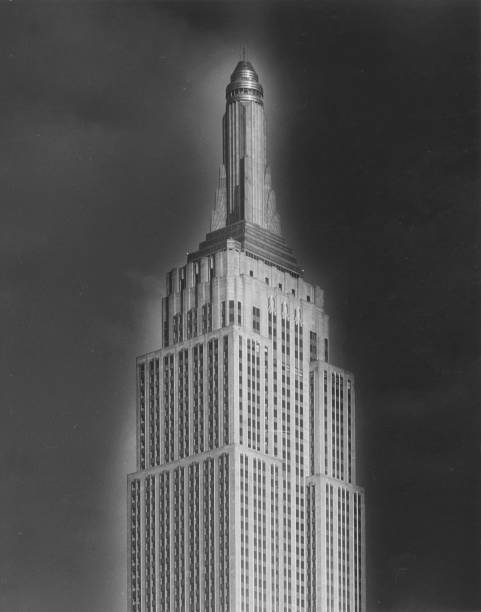 Empire State Building tower New York New York between 1931 and 1938.