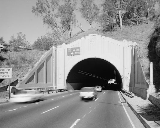 Figueroa Street Tunnel 1980s Print