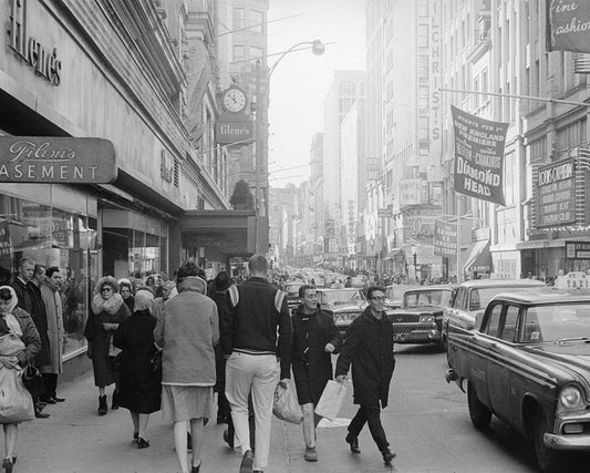 Filene's Basement 1963 Print