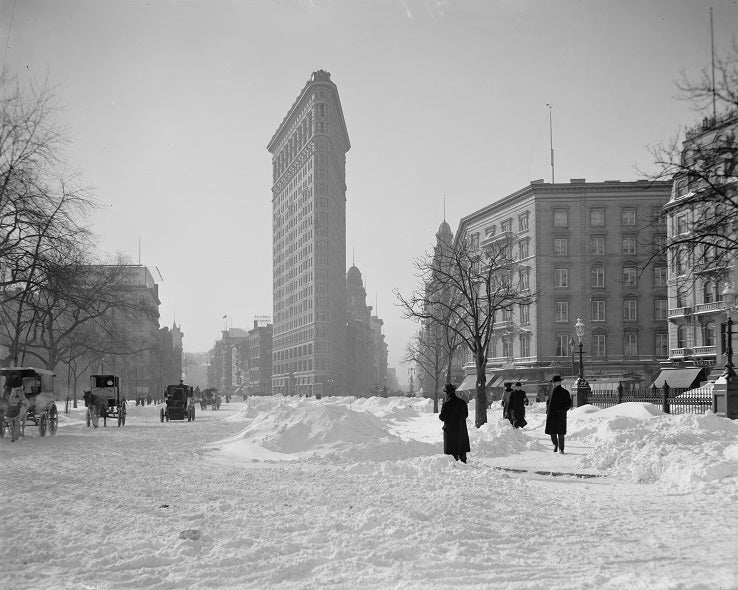 Flatiron after a Snowstorm 1905 Print