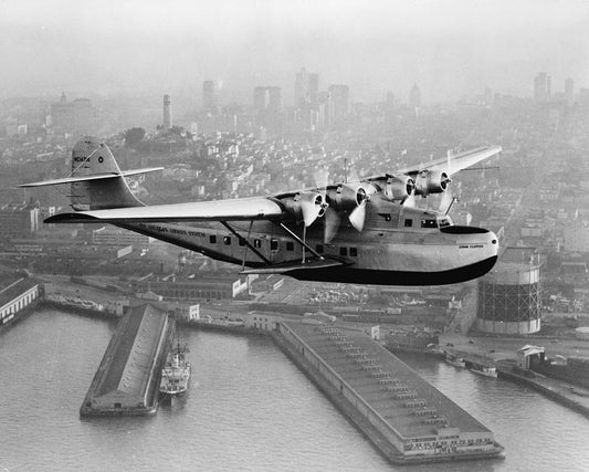 Flying over San Francisco 1936 Print