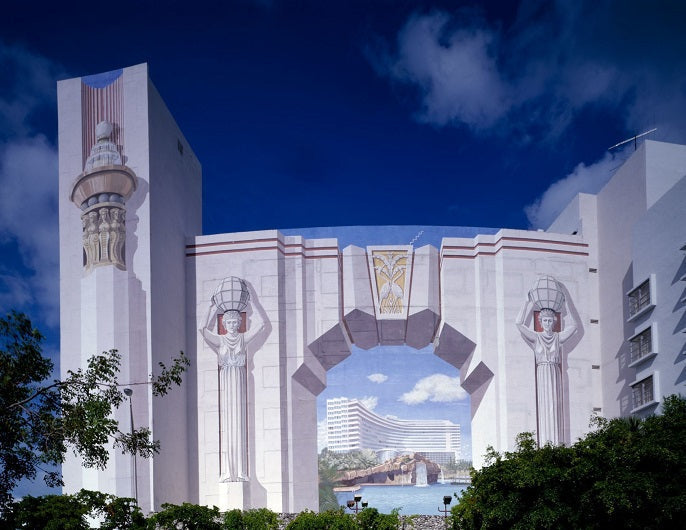 Fontainebleau Mural 1980s Print