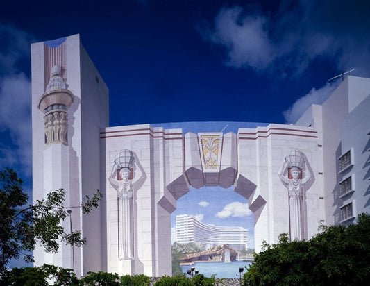 Fontainebleau Mural 1980s Print