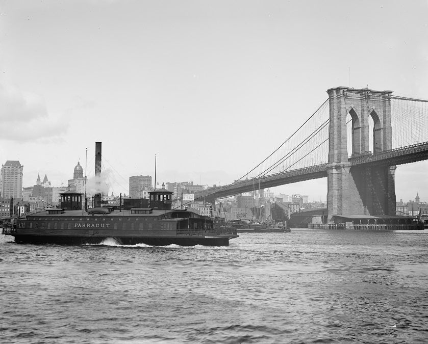Fulton Ferry 1895 Print