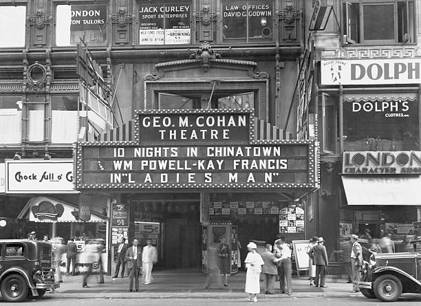 George M. Cohen Theater in New York City showing the 1931 film Ladies' Man with William Powell and Kay Francis.