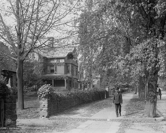 Germantown - Wayne Avenue 1908 Print