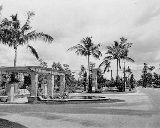 Granada Plaza Coral Gables 1920s Print