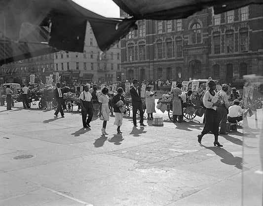 Harlem the section of New York inhabited by Negroes is the largest 'Negro City in the World.' It is estimated 300000 Negroes are crowded together