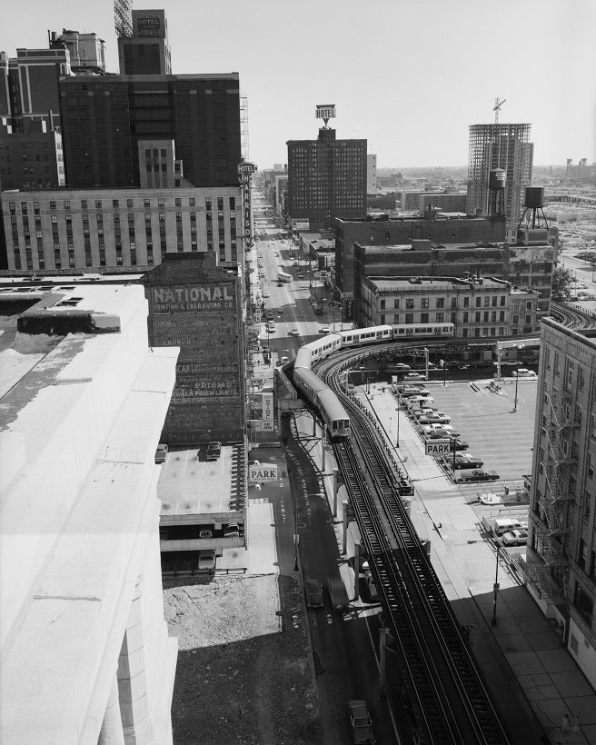 Harrison Street Curve 1970s Print