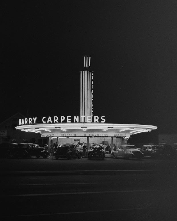 Harry Carpenter's Drive-in 1942 Print