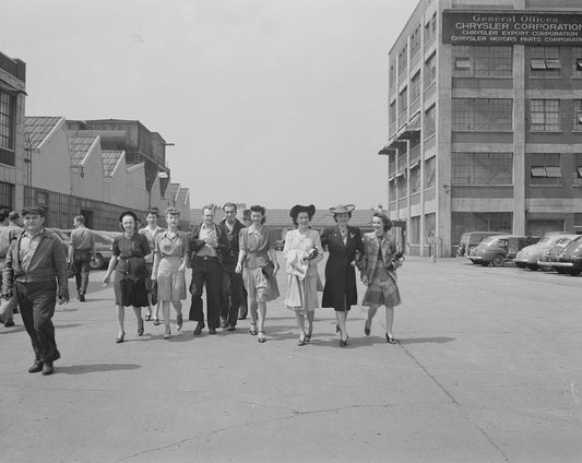 Highland Park Chrysler Plant 1942 Print