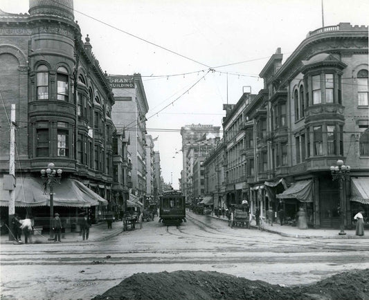 Hill Street 1902 Print