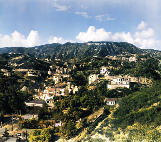 Hollywoodland 1923 Color Print