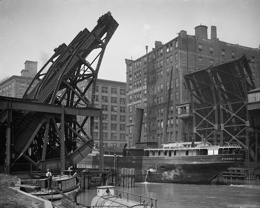 Jackknife Bridge 1907 Print