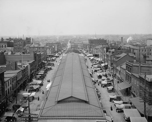 Lexington Market 1903 Print