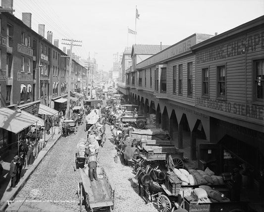 Light Street 1906 Print