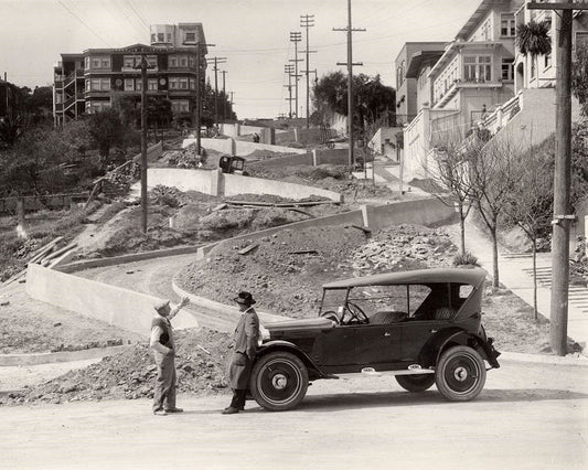 Lombard Street 1922 Print