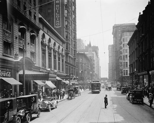 Madison Street 1910 Print