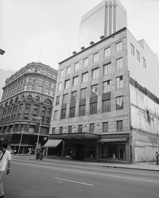 Main and Ervay 1980s Print
