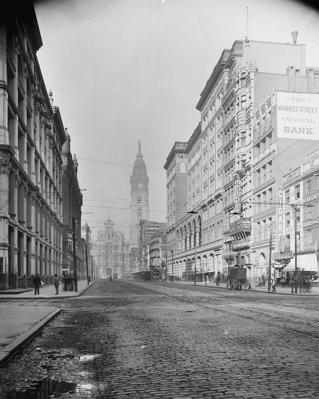 Market Street 1900 Print