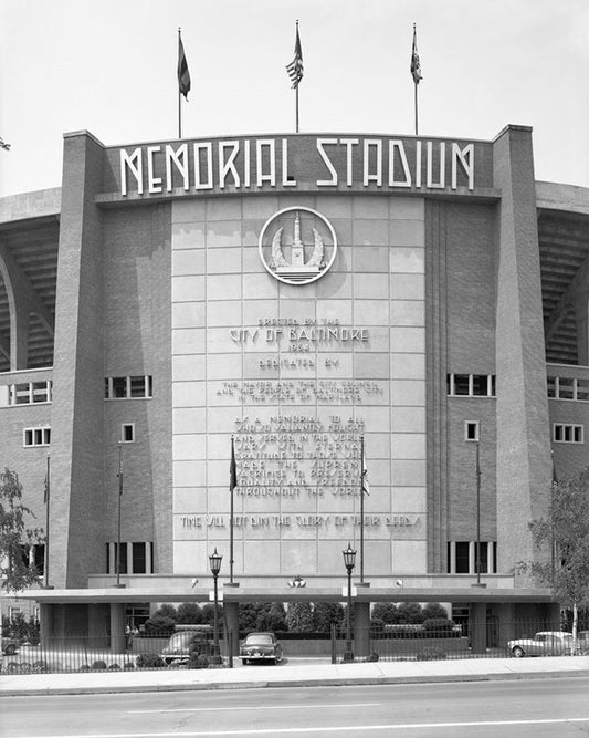 Memorial Stadium 1950s Print
