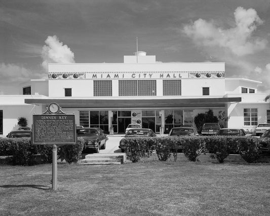 Miami City Hall 1970s Print