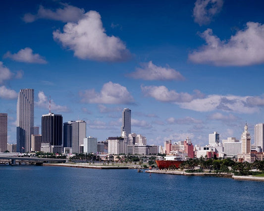 Miami Skyline 1980s