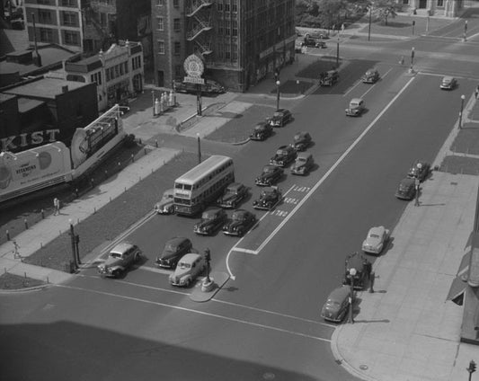 Michigan and Superior 1941 Print