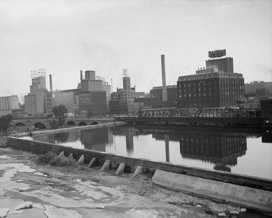 Minneapolis Flour Mills 1939 Print