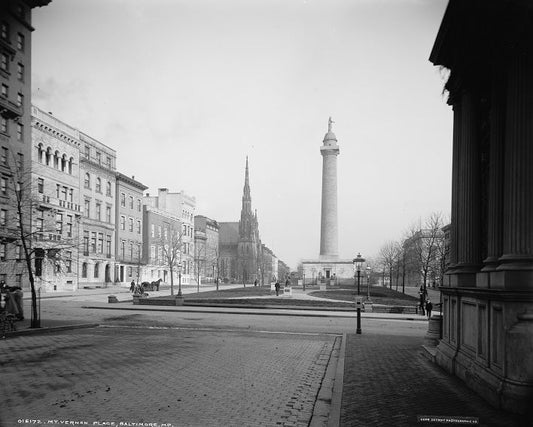 Mt. Vernon Place 1903 Print