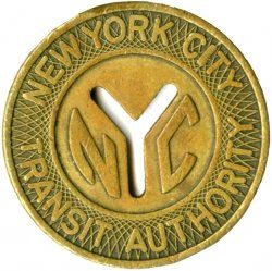 NYC MTA Subway Token