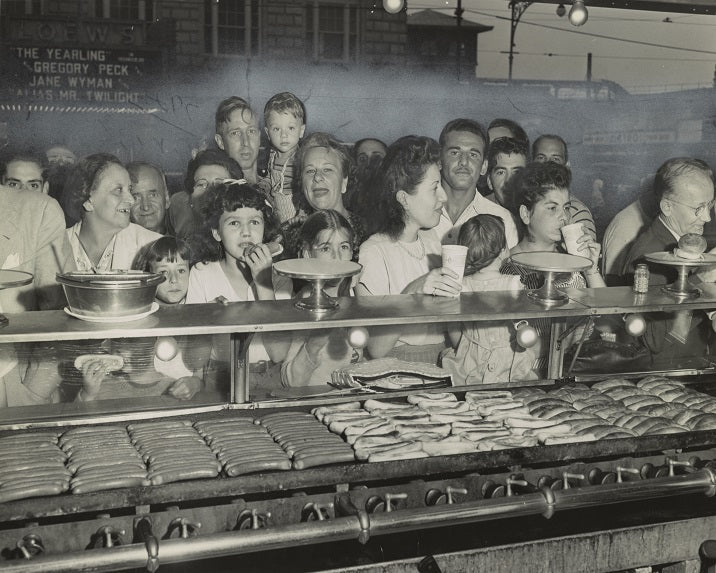 Nathan's Food Counter 1947 Print