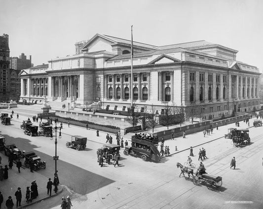 New York Public Library 1911 Print