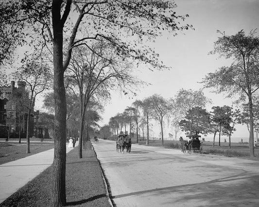 North Lake Shore Drive 1905 Print