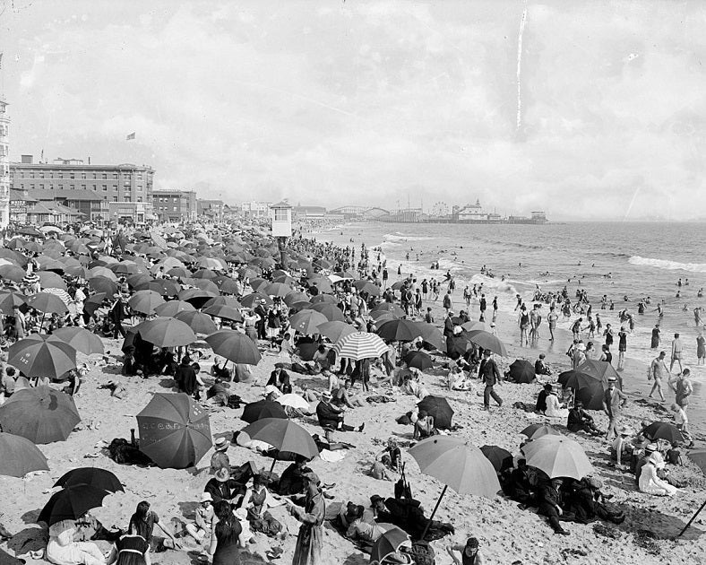 Ocean Park Beach 1910s Print