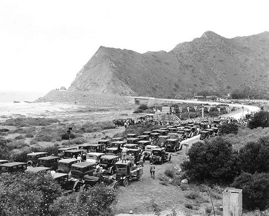 Opening of the PCH in Malibu 1929 Print