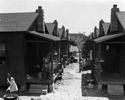 Overtown 1930s Print
