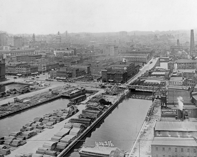 Pratt Street 1910s Print